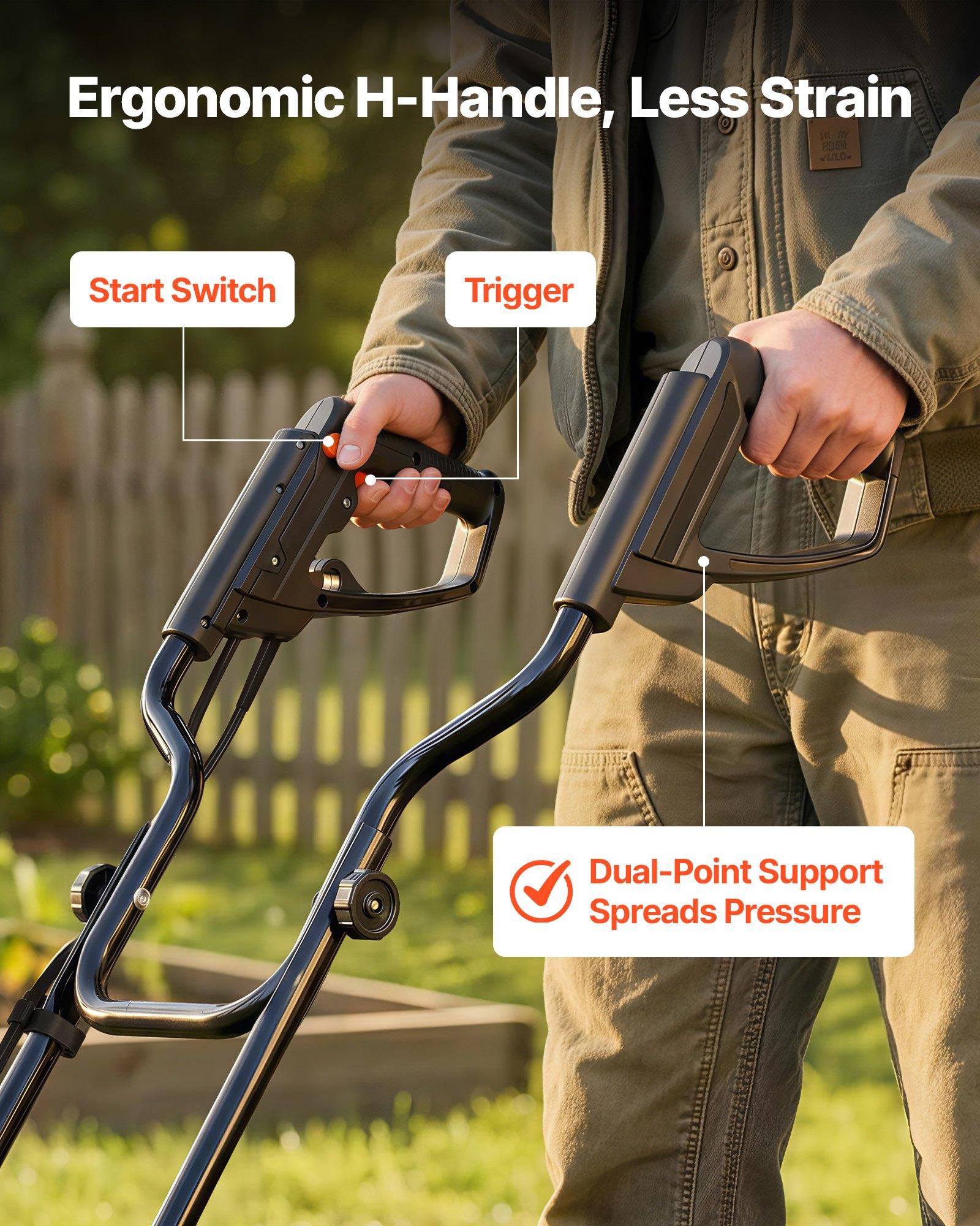 VEVOR Corded Electric Tiller, 18 Inch Tilling Width Garden Rototiller, 15-Amp Motor Heavy-Duty Tilling Machine, Cultivator with Steel Tines and Foldable Handle, for Lawn, Yard, and Gardening Care VEVOR Corded Electric Tiller, 18 Inch Tilling Width Garden Rototiller, 15-Amp Motor Heavy-Duty Tilling Machine, Cultivator with Steel Tines and Foldable Handle, for Lawn, Yard, and Gardening Care