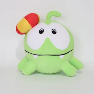 New Om Nom Plush Toy, Cut the Rope Puzzle Game Merchandise, Creative Soft Toy, Fun Educational Gift for Kids, Novelty Collectible Item