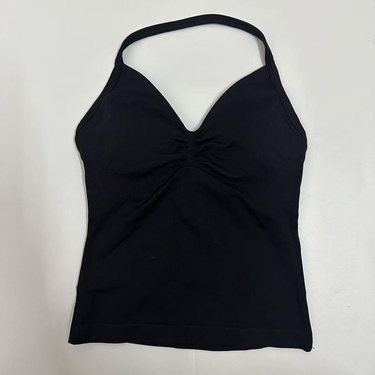 Dfyne Impact Women's neck-wrap yoga suit, with a waistband design, beautiful back design, body closely fits, long-sleeved top, seamless design for fitness top