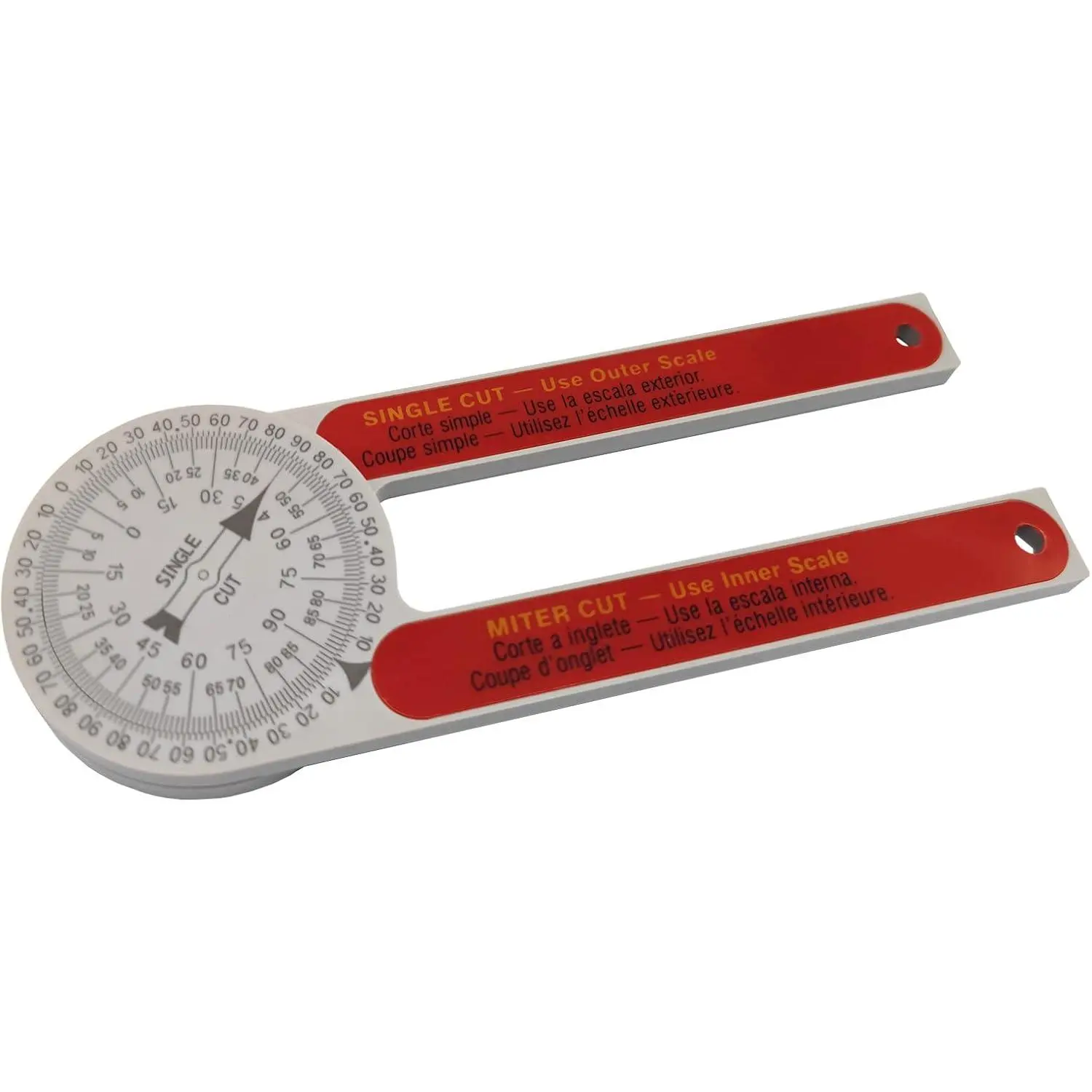 Model #505P-7 Miter  Protractor Internal and External Bevel  for Angle Finder Tool with Digital Gauge Carpenters Plumbers and Building Trades  Use