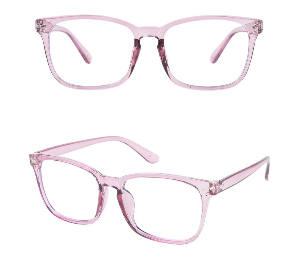 Blue Light Blocking Glasses Square Eyeglasses Frame Anti Blue Ray Computer Game Glasses