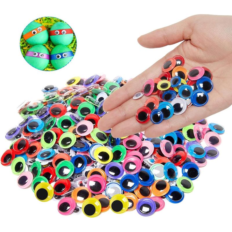 1700 count Googly Wiggle Eyes Self Adhesive, for Craft Sticker Eyes Multi Colors and Sizes for DIY by