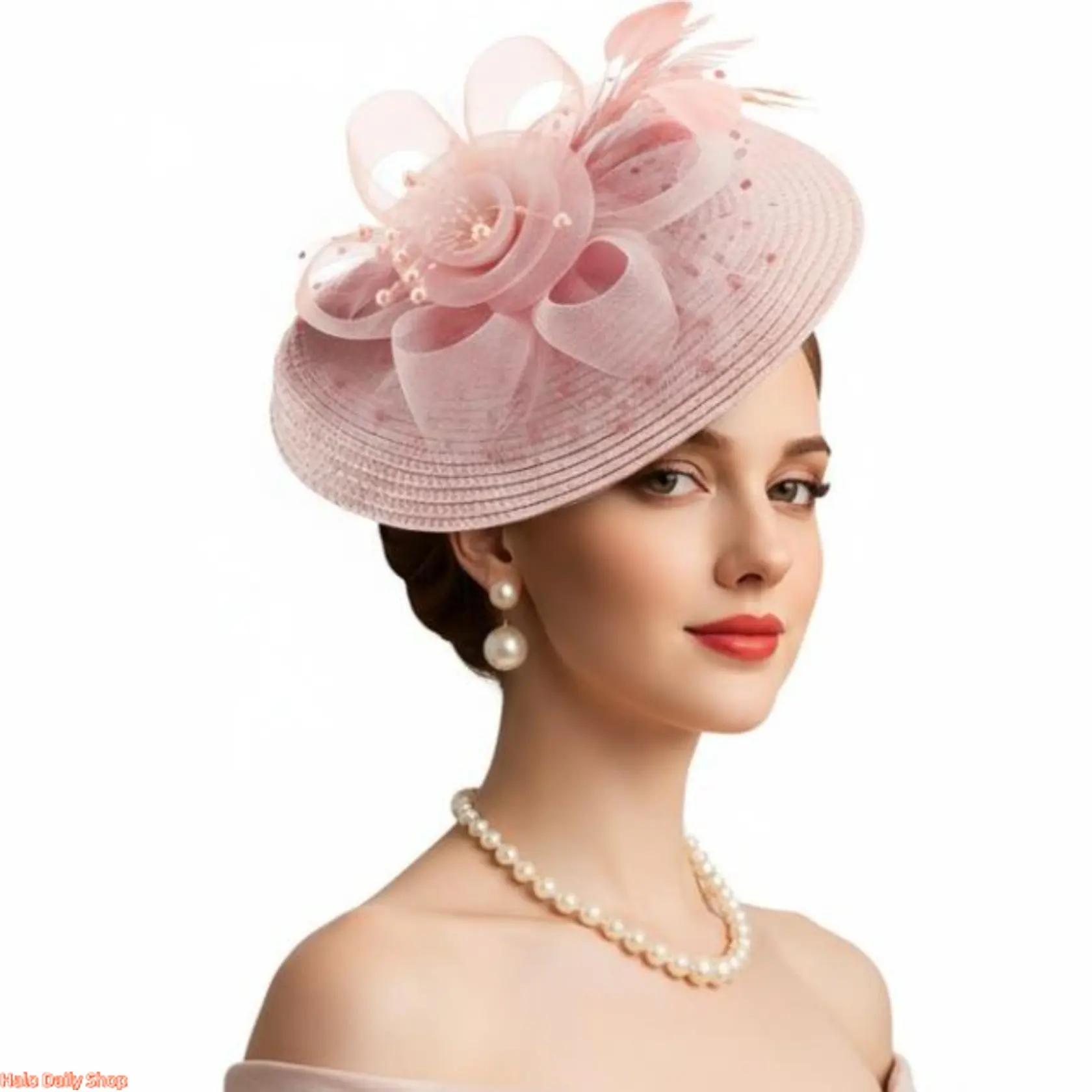 Women's Elegant Vintage Fascinator Hat - Mesh Floral & Feather Decor Female Hair Accessory, 21%-30% Daily Plain Headpiece for Tea Party, Wedding Occasions, Fascinator Hats, Antique-Inspired Headpieces, Decorative, 21% (Inclusive) - 30% (Inclusive)