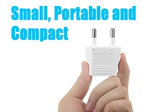 European Plug Adapter, 8 Pack US to Europe Plug Adapter, European Travel Type C Plug Adapter, 220V to 110V Adapter Plug America to Europe, Travel Adapter Europe Power Converter