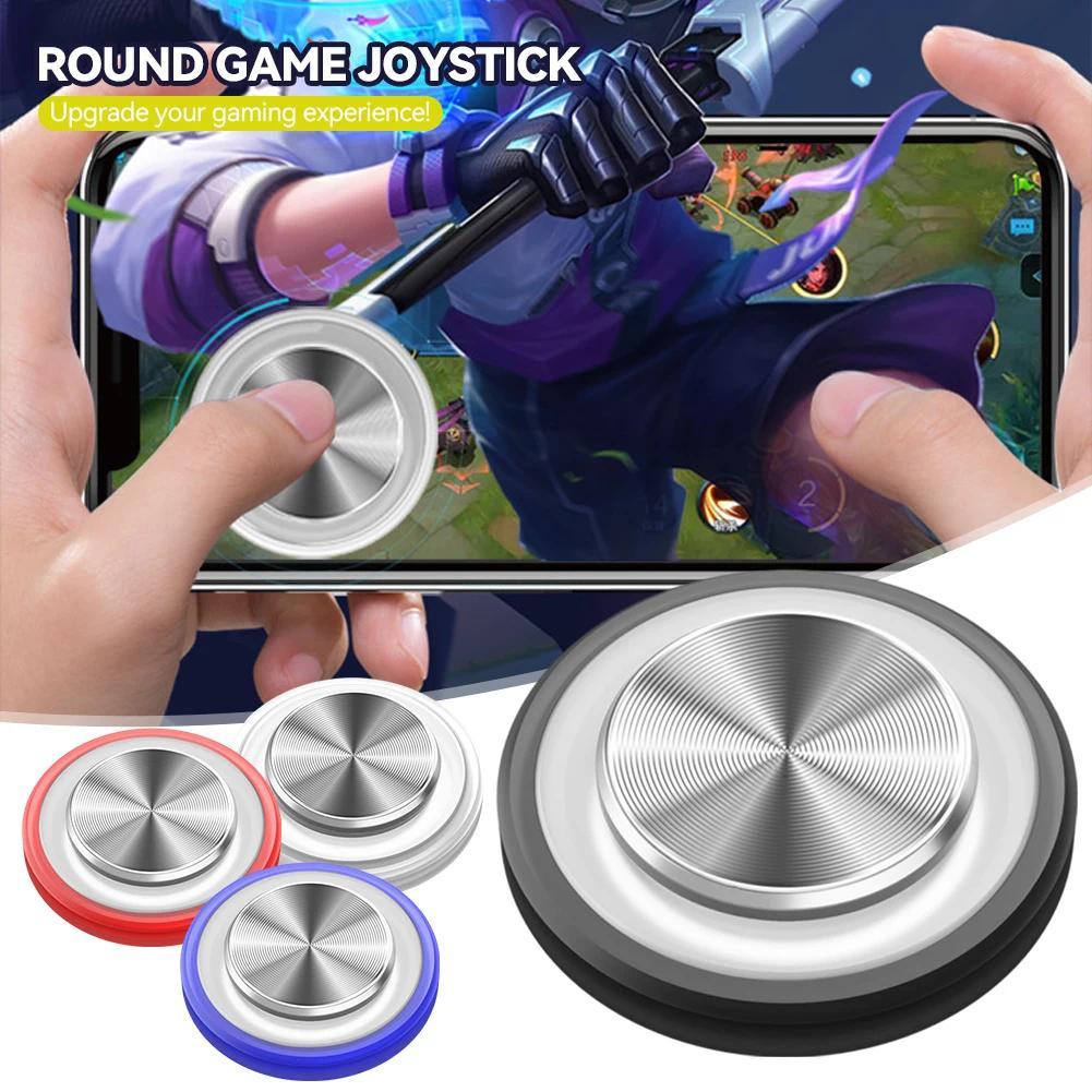 Round Game Joystick Metal Button Controller with Box Easy Chicken Dinner For Mobile Phone Rocker Tablet Android Iphone