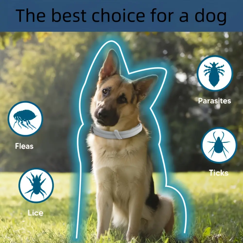 Calming Collar for Dogs, Adjustable Breathable Pet Collar for Small, Medium and Large Breeds