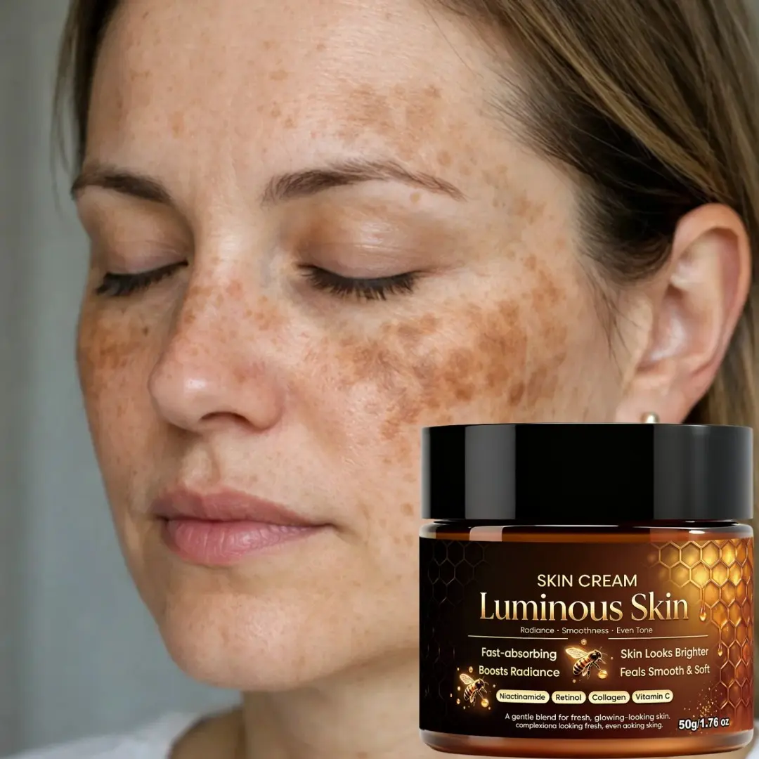 Luminous Skin Brightening Face Cream, Niacinamide & Vitamin C Facial Moisturizer, Gentle, Improve Dull Uneven Skin Tone, Boost Skin Radiance, Hydrate & Soften Skin, Long Lasting Glowy Complexion Daily Skin Care Cream