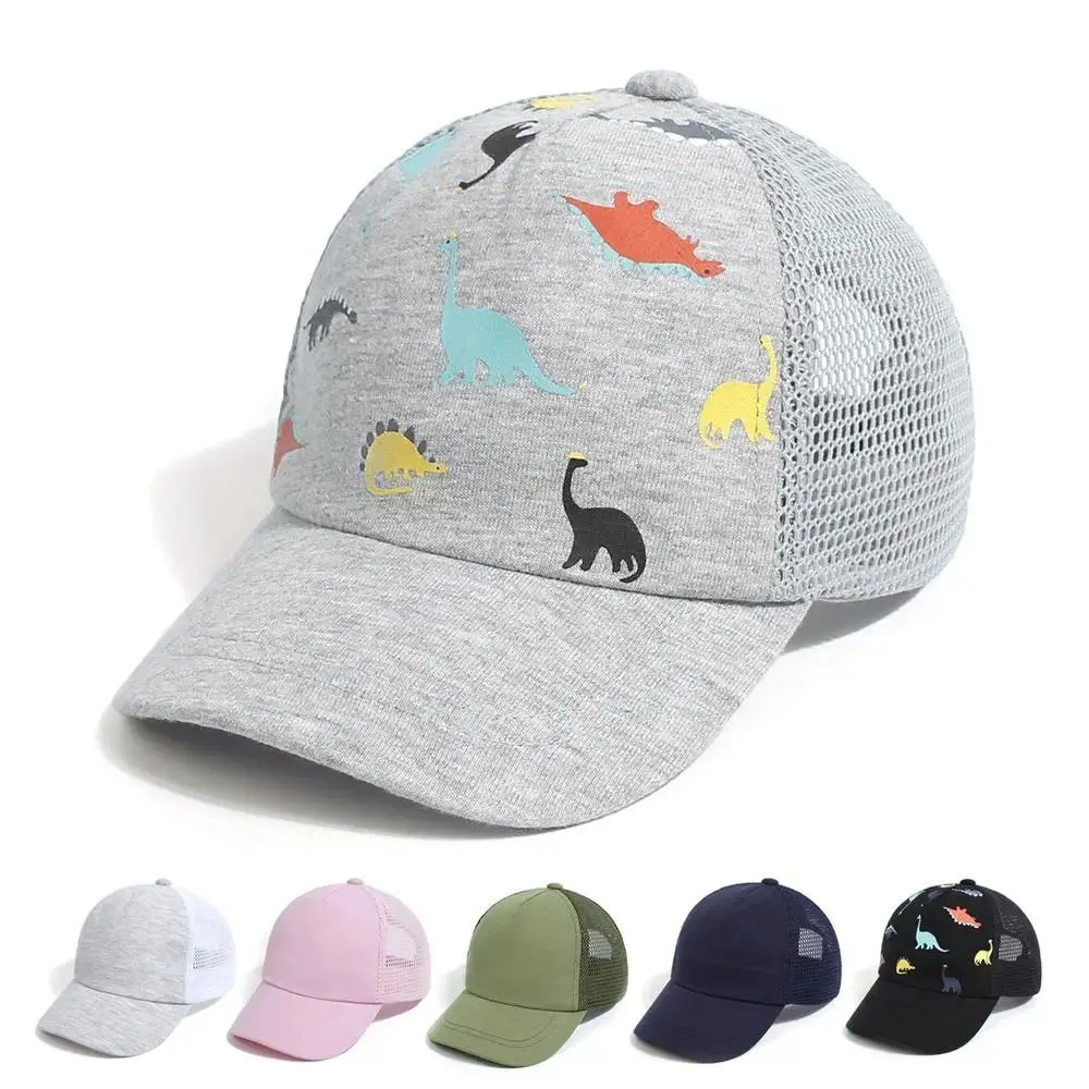 Age-Specific Toddler Baseball Hat - Printed Dinosaur Kids Sun Cap, Prop 65 Safe for Baby Boys & Girls, Suitable for Casual Wear & Everyday Use, 0-5Y