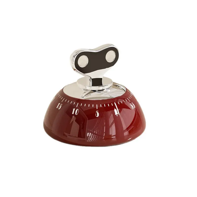 Visual Kitchen Timer, Cooking Chef Clock with Loud Alarm, Mechanical Desktop Timer, Battery-Free, Magnetic Base, Ideal for Home and Classroom