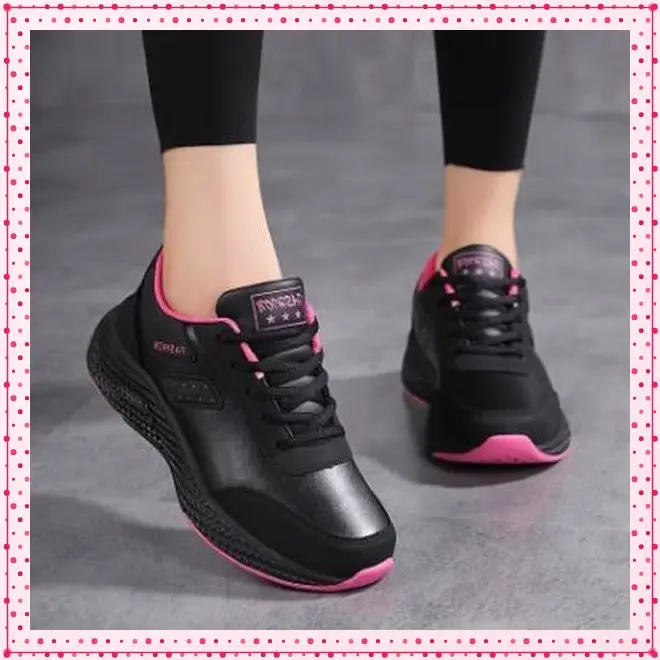 Women'sWaterproofNon-slipSoftSoleComfortableSportsSneakersforKitchenWorkandRunning
