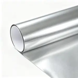Premium Matte Satin Metallic Silver Vinyl Wrap Film Car Sticker Decal With Air Release Self Adhesive Waterproof