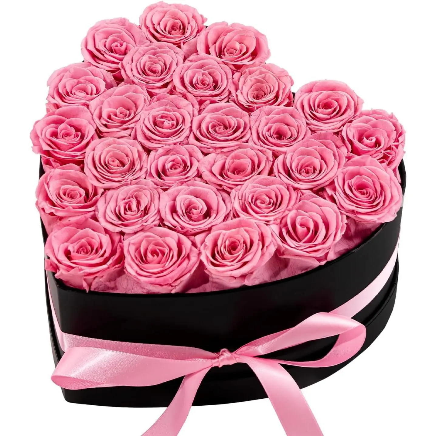 27 Forever Preserved Flowers in a Box, Vanlentines Day Gifts for Her, Eternal Roses Flowers for Delivery Prime, Birthday Gifts for Women Mom Grandma Wife (Pink)