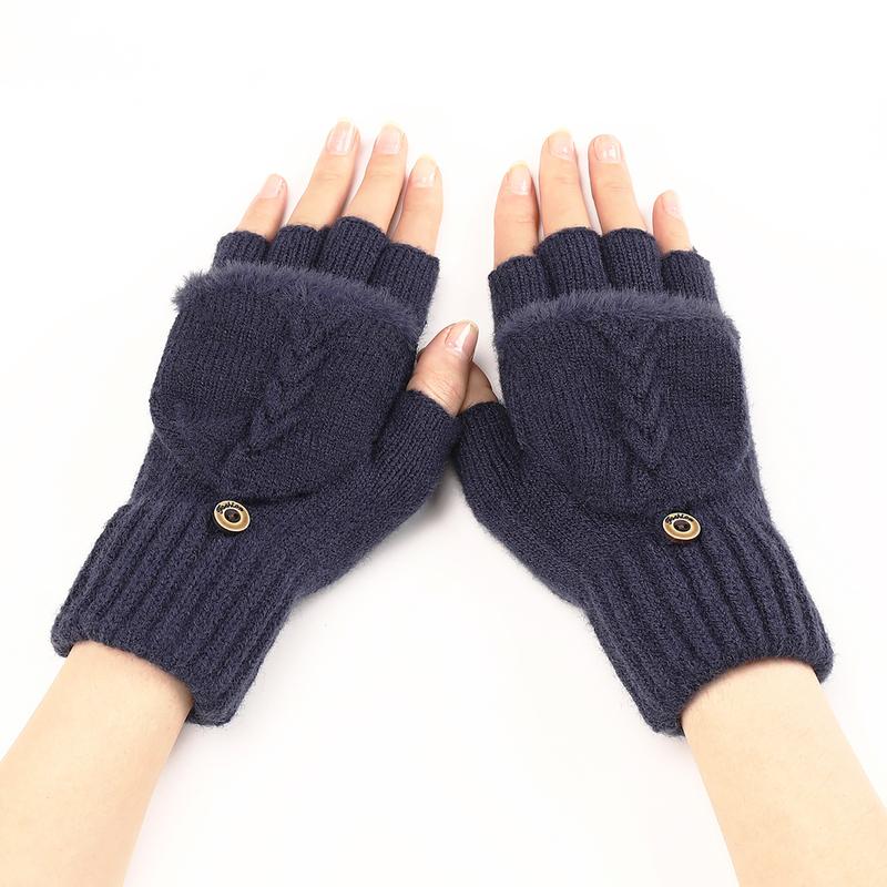 1-packs Warm Winter Gloves Compatible Touchscreen Thick Insulated Non-Slip Breathable Suitable for Cycling Hiking Outdoor Sports Hiking Essentials