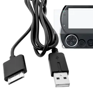 Comptible for PSP Go Chrger Cble, Dt nd Chrging Cble Fit for  PSP Go 2 in 1 USB 2.0 Dt Sync Trnsfer nd Power Chrger Cble Cord & Ultr Cler Gurd Film 1 Pck WPICHENG