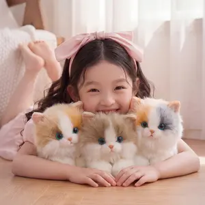 Simulated Cat Backpack, Kitten Plush Toy, Plush Doll, Gift
