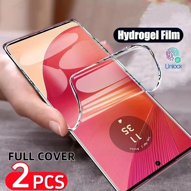 2PCS High-Definition Hydrogel Screen Protector for Galaxy S25Ultra/S25plus/S25/S24ultra/S24plus/S24/S23Ultra/S23+/S23/S22 Ultra/S22+/S22/S21Ultra/S21+ series Full Screen Coverage Anti-Fingerprint Note 20 Ultra/20/Ultra-Clear, Mobile Phone Accessories