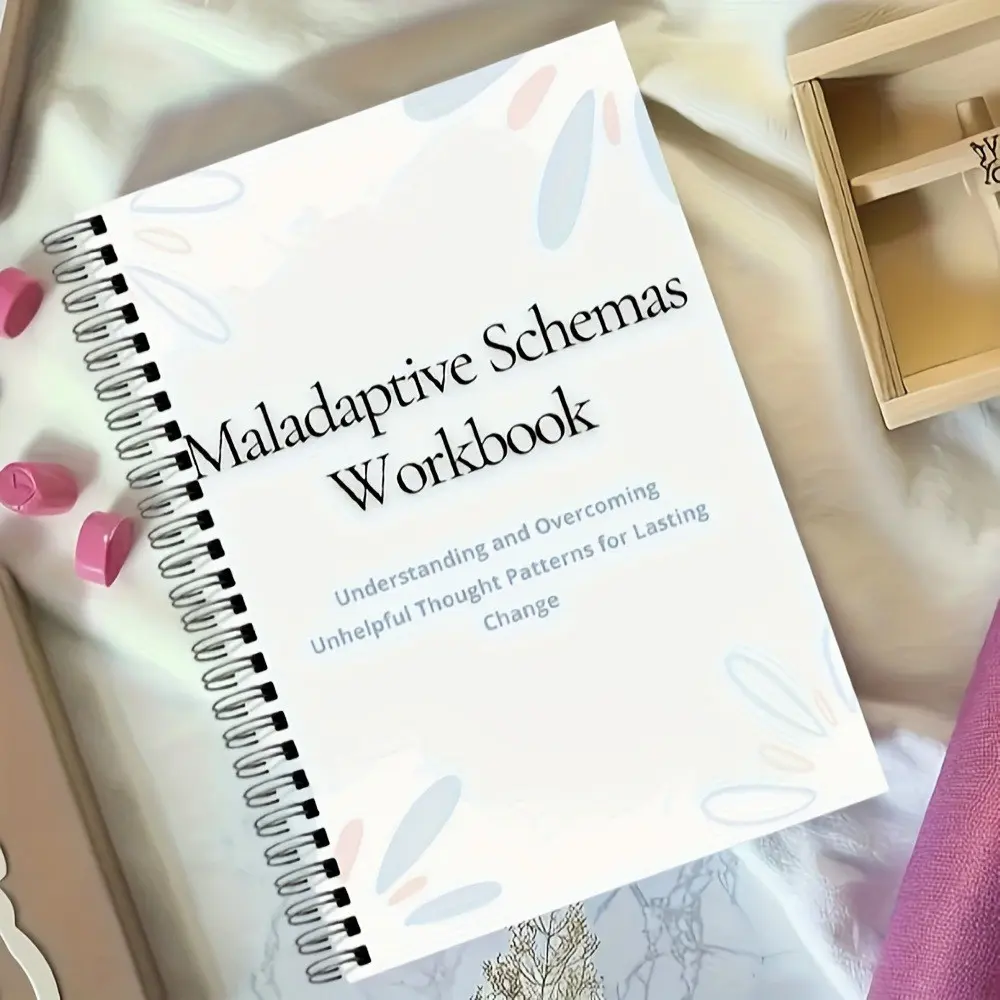 Maladaptive Schemas Workbook, Cognitive Behavioral Therapy Manual, Anxiety Relief Journal, Self-Growth Psychological Notebook, Minimalist Design