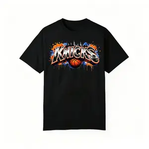 Knicks 2026 T-shirt T-shirts |     Basketball fan graphic T-shirts, retro game day apparel, unisex sports T-shirts