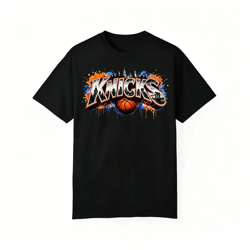 Knicks 2026 T-shirt T-shirts |           Basketball fan graphic T-shirts, retro game day apparel, unisex sports T-shirts