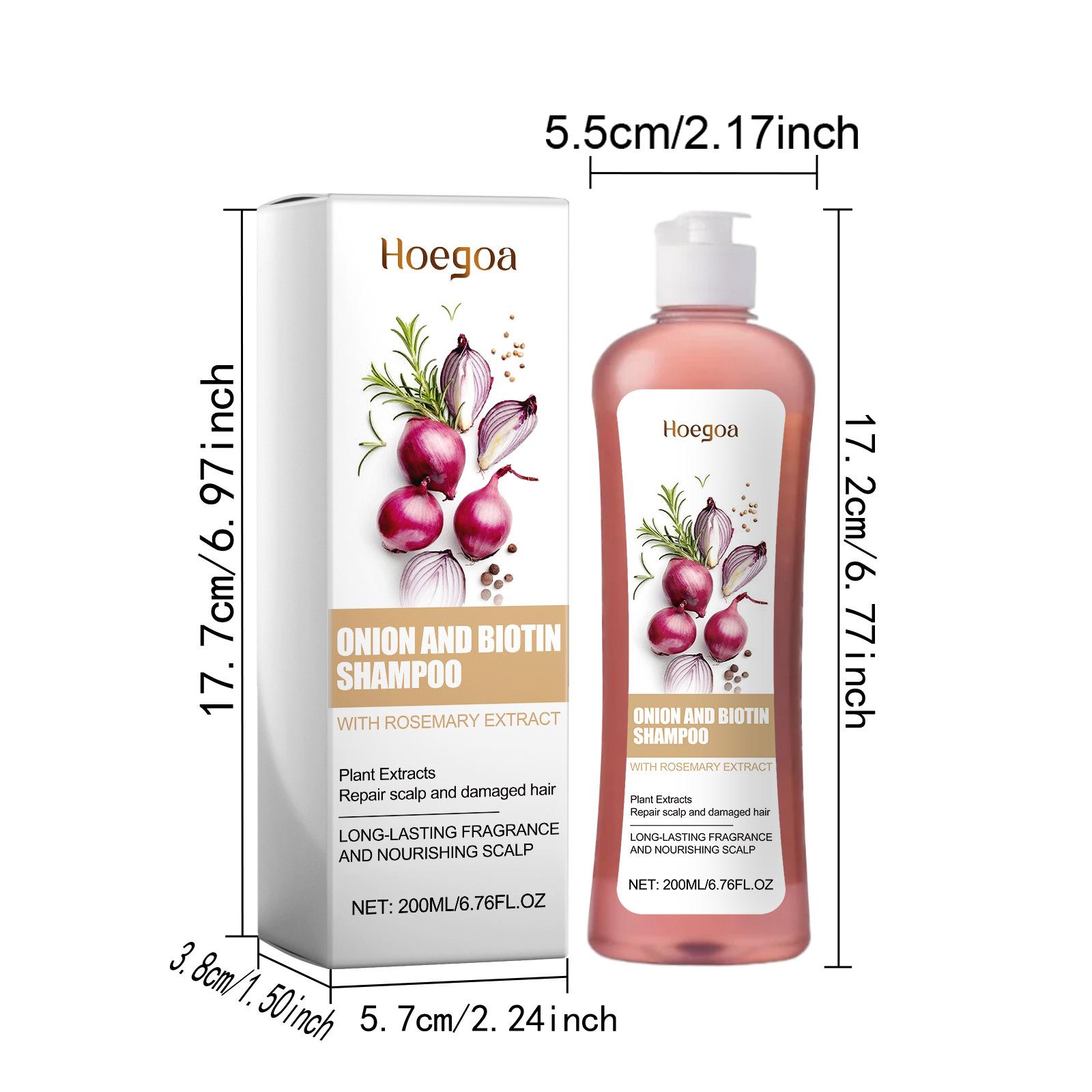 Onion biotin rosmary shampoo | strengthens hair follicles | reduces breakage | sulfate-free | suitable for thinning, dry hair types | promotes thicker, healthier, Haircare Gloss，hair booster nourish rescue Radiance Nourishing