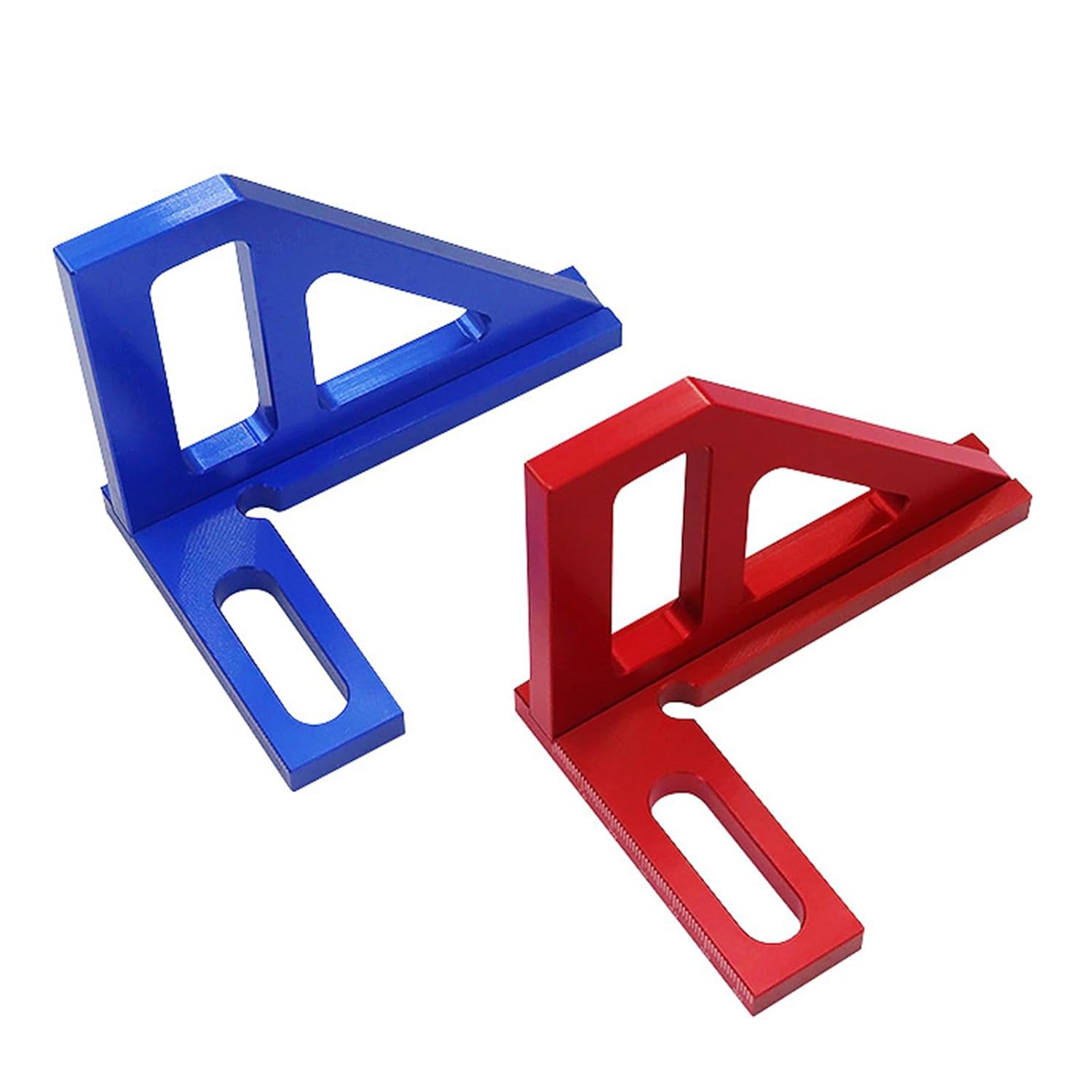 Multi-Angle Measuring Ruler 45/90 Alloy Woodworking Square Protractor Layout Measurement Tool Red Multi-Angle Measuring Ruler 45/90 Alloy Woodworking Square Protractor Layout Measurement Tool Red