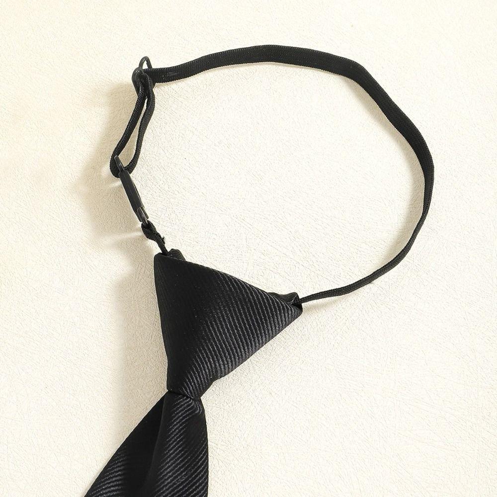 Korean Flower Tie Black Bee Rhinestone Necktie Insect Academic Style Decoration Shirt Tie JK Uniform Decoration