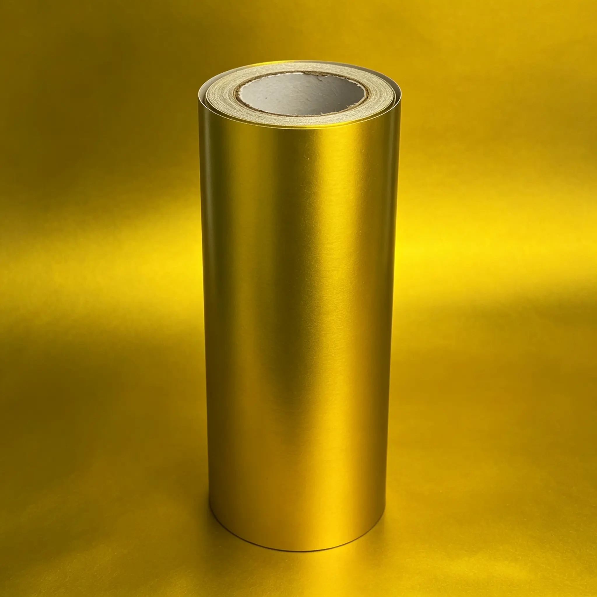 Premium Matte Satin Metallic Gold Vinyl Wrap Film DIY Car Motorcycle Furniture Decoration Sticker With Air Release Self Adhesive Waterproof