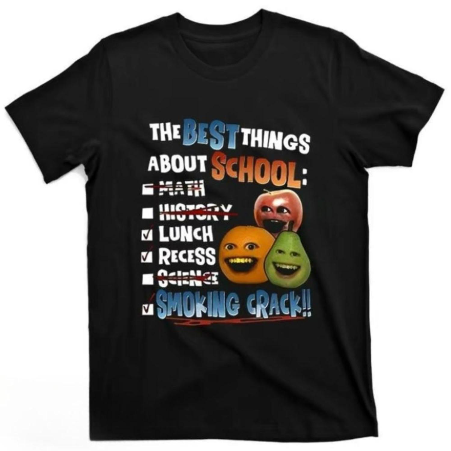 Annoying Orange Ripped Print T-Shirt Ideal School Gift Breathable Comfortable for Him or Her
