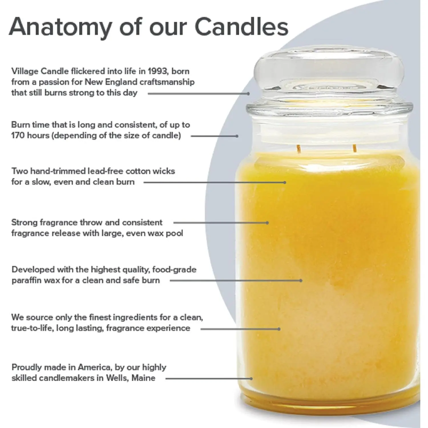 Spiced pumpkin scented candle in large apothecary jar, 21.25 ounces