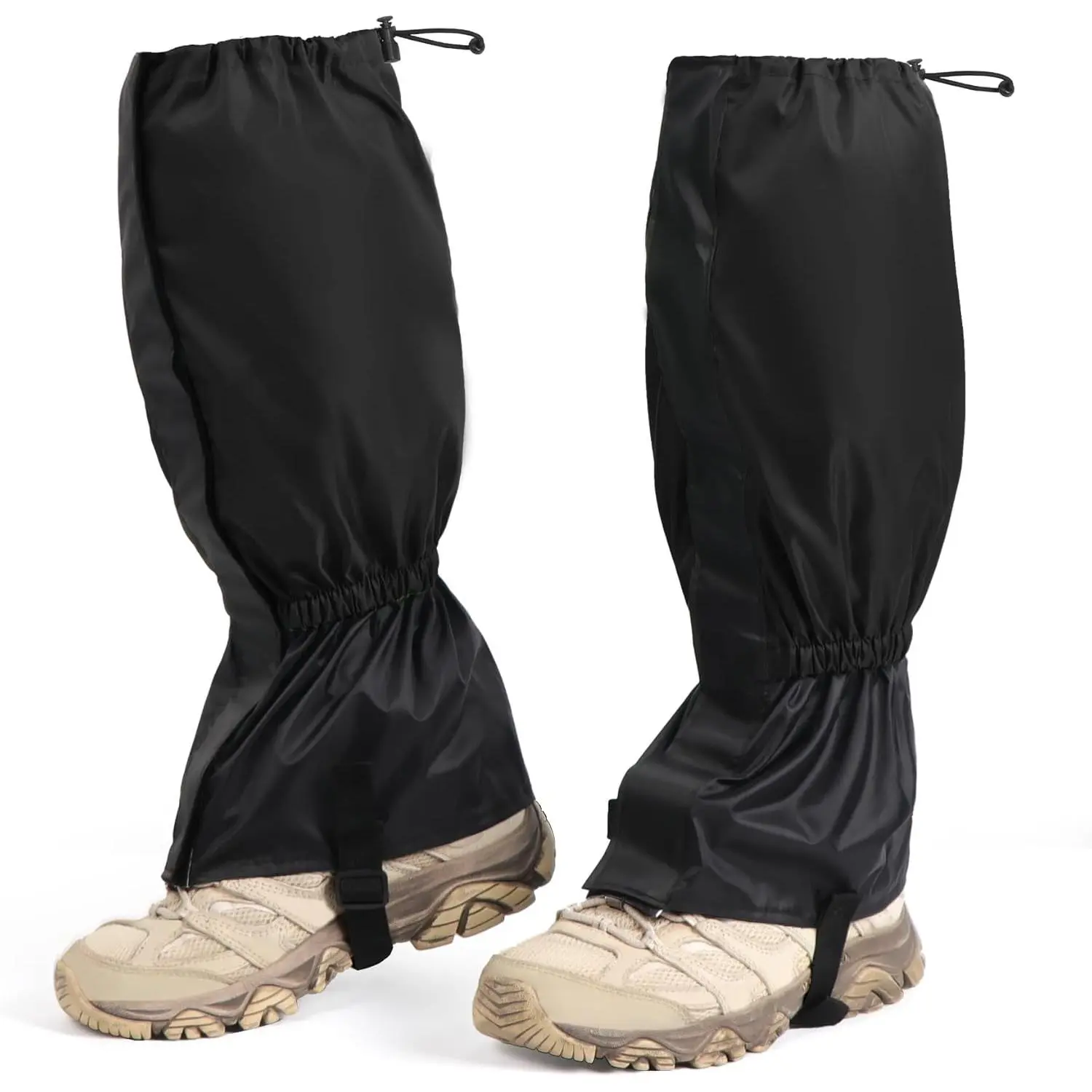 2 PCS Garden Trimming Leg Chaps, Waterproof Adjustable Lawn Care Leg Gaiters, Weed Eating Leg Protectors for Women Men, Leg Guards for Garden Farm Working Hiking Climbing Hunting