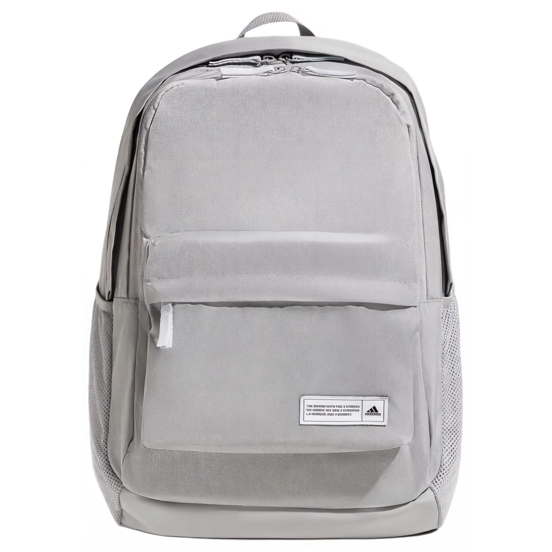 Adidas Classic Minimalist Unisex Backpack Made from Recycled Polyester – Gray