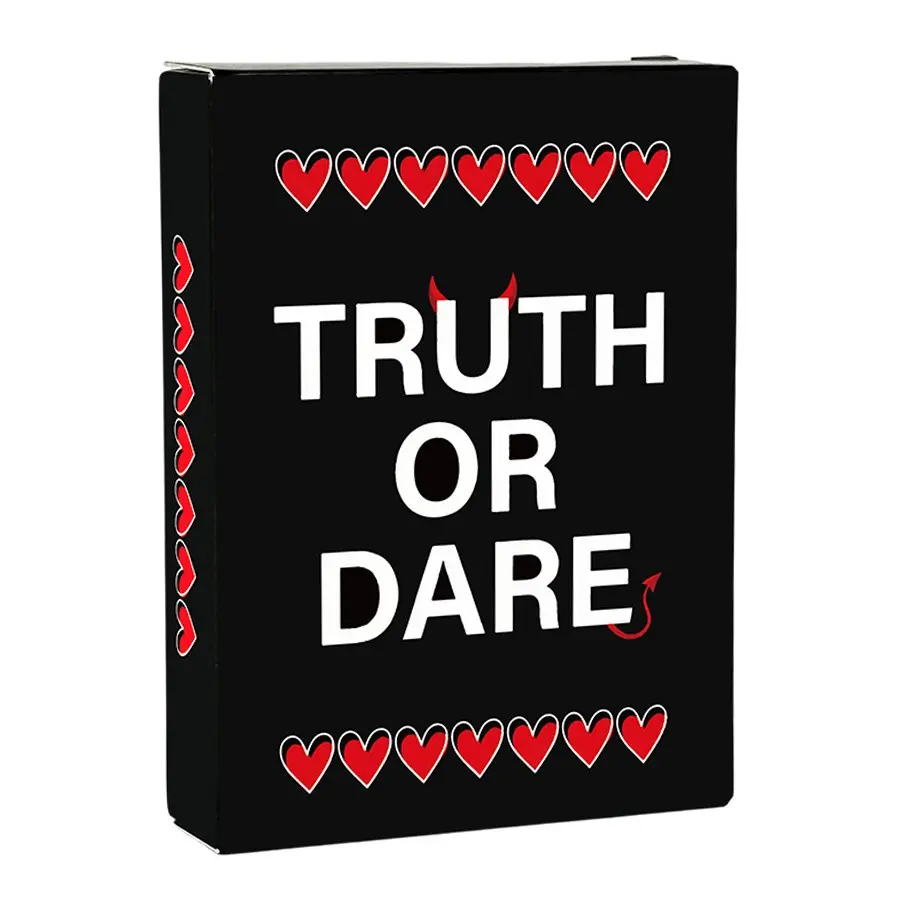 Truth or Dare Couples Card Game, 50 Interactive Cards for Intimate Moments, Perfect for Dates, Valentine's Day, Christmas
