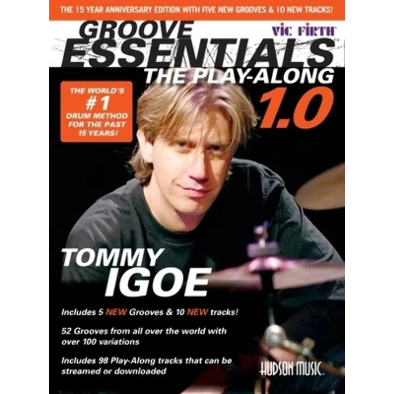 Groove Essentials 1.0 - The Play-Along Book/Online Audio - Drum Book with 52 Grooves and over 100 Variations