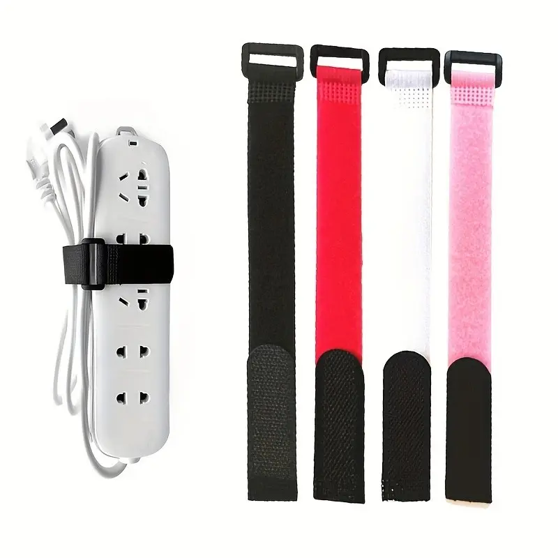 Magic Tape Strap for Cable Organizer, Data Line Holder, Earphone Cord Binder, Versatile Binding Band for Wires and Cables