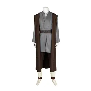 Anakin Cosplay Obi Costume Wan Knight Disguise Adults Men Clothing Disguise Halloween Carnival Part Suit