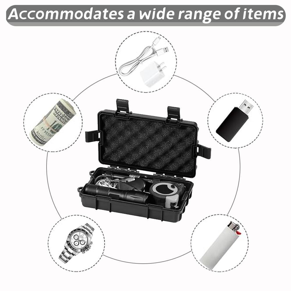 Magnetic Key Storage Box, Portable Magnet Tool Box, Outdoor Camping Tactics Storage Box, Waterproof Magnetic Storage Box, Universal Car Accessories
