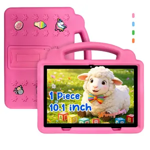 10.1-Inch Android 12 Tablet, 64GB ROM, Parental Control Mode, WiFi, Protective Case Included, Multi-Functional, for Boys/Girls/Students, Ideal Gift, No Adapter, Pink/Blue/Green/Orange #DealsForYouDays