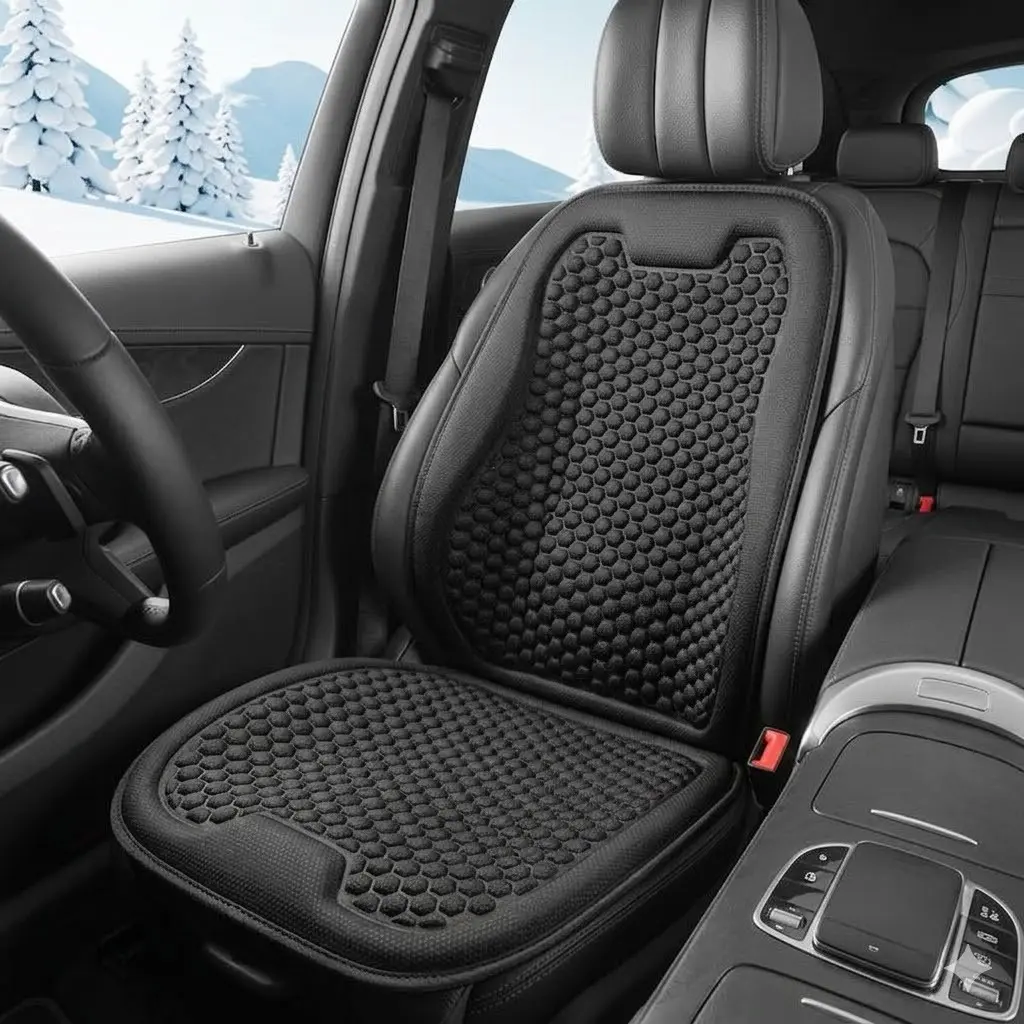 Car Front Seat Covers, Anti-Slip Bottom Fabric Breathable Design, Universal Fit SUV and Pickup Trucks Easy Installation, Durable and Beautiful Vehicle Interior Protection, Car Accessories