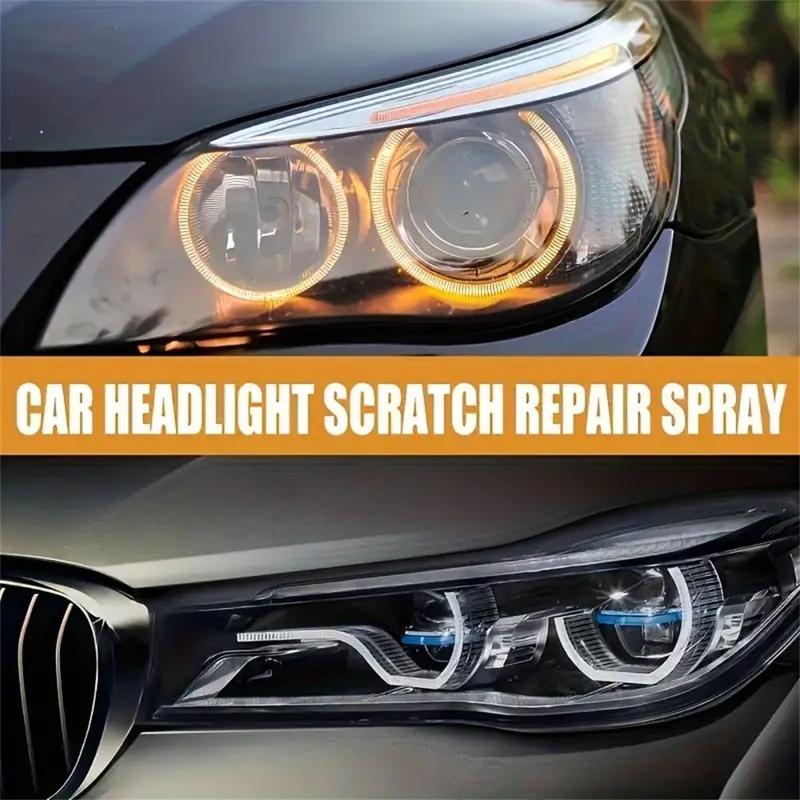 Automotive Headlight Refurbishment Tool Set, Atomizing Cup Non-Polishing Scratch Coating Headlight Repair Liquid, Car Detailing Kit for Automotive Headlights, Car Detailing Kit