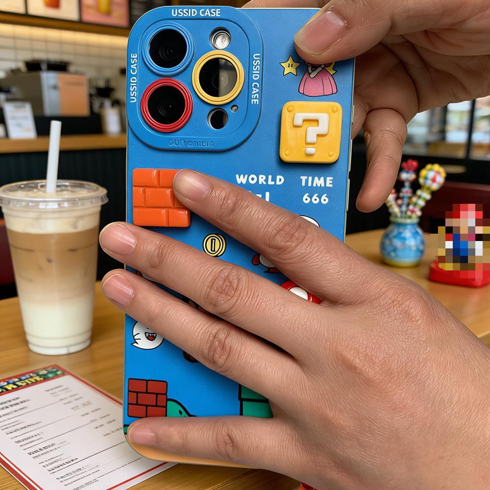 for Samsung Galaxy S26 Ultra S25 S24 S23 Plus S22 3D Cartoon Anime Phone Case with Charms Pendant Cute Game Shockproof Back Cover Shell