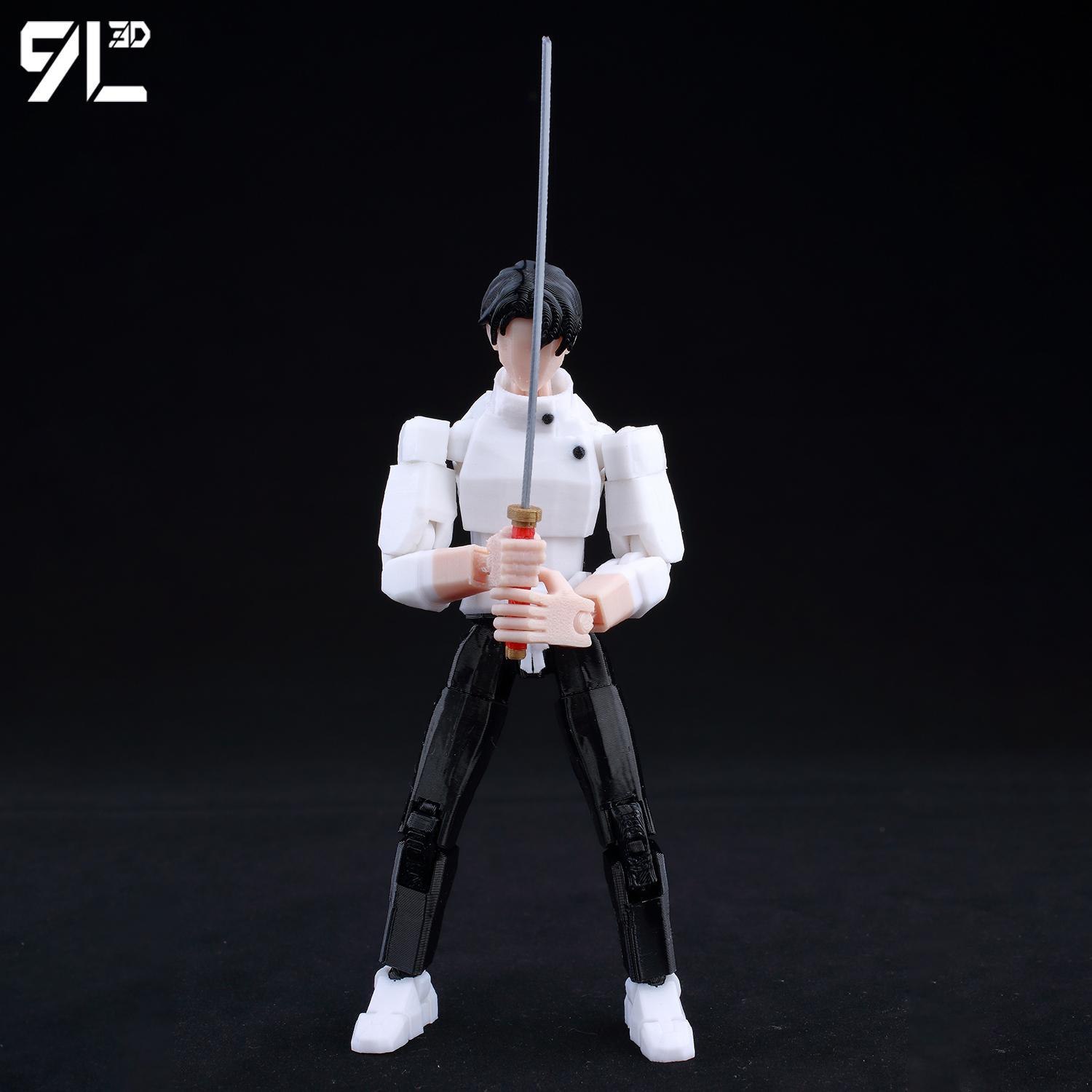 9L3D Dummy13 JJK Anime Figures 3D Printed Yuuta Rika Yuji Dummy13 Poseable Multi-Jointed T13 Anime Display Model Gift