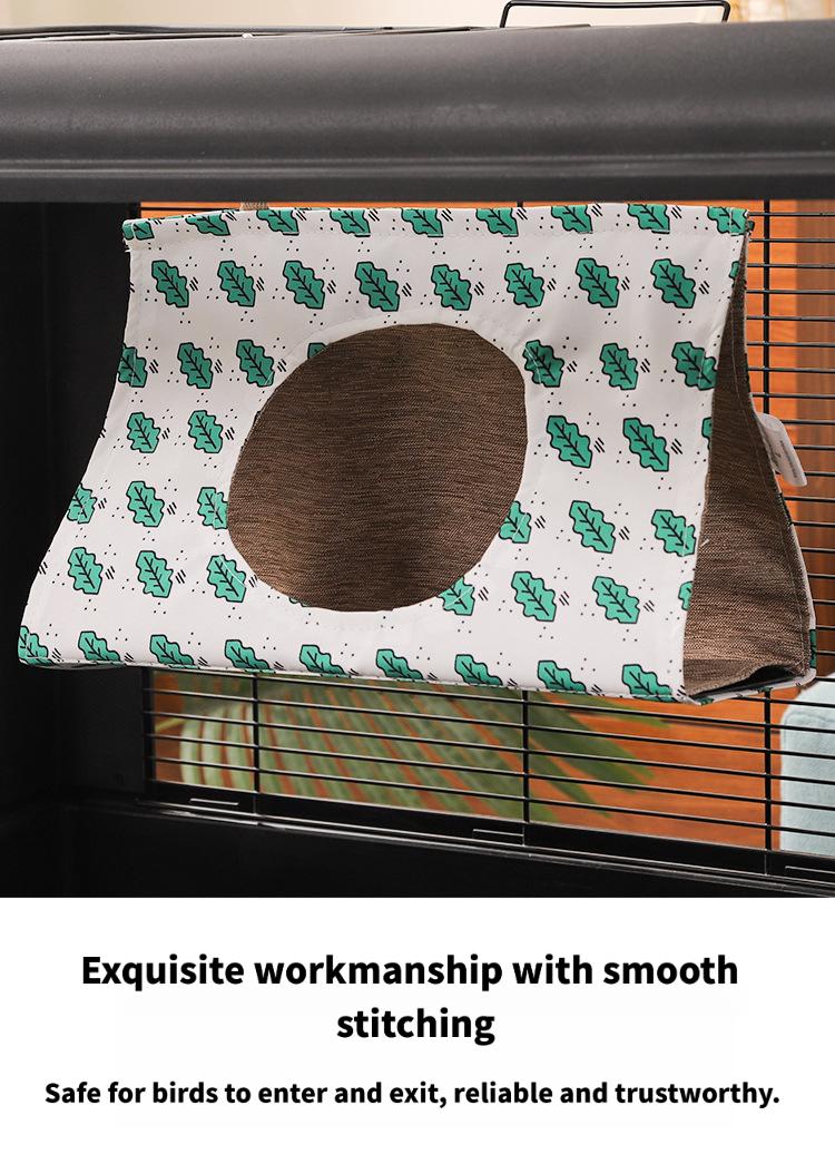 Summer Cooling Bird Nest for Parrots, Mynas, Sugar Gliders – Breathable & Cool, Scratch & Bite Resistant, Available in Multiple Colors