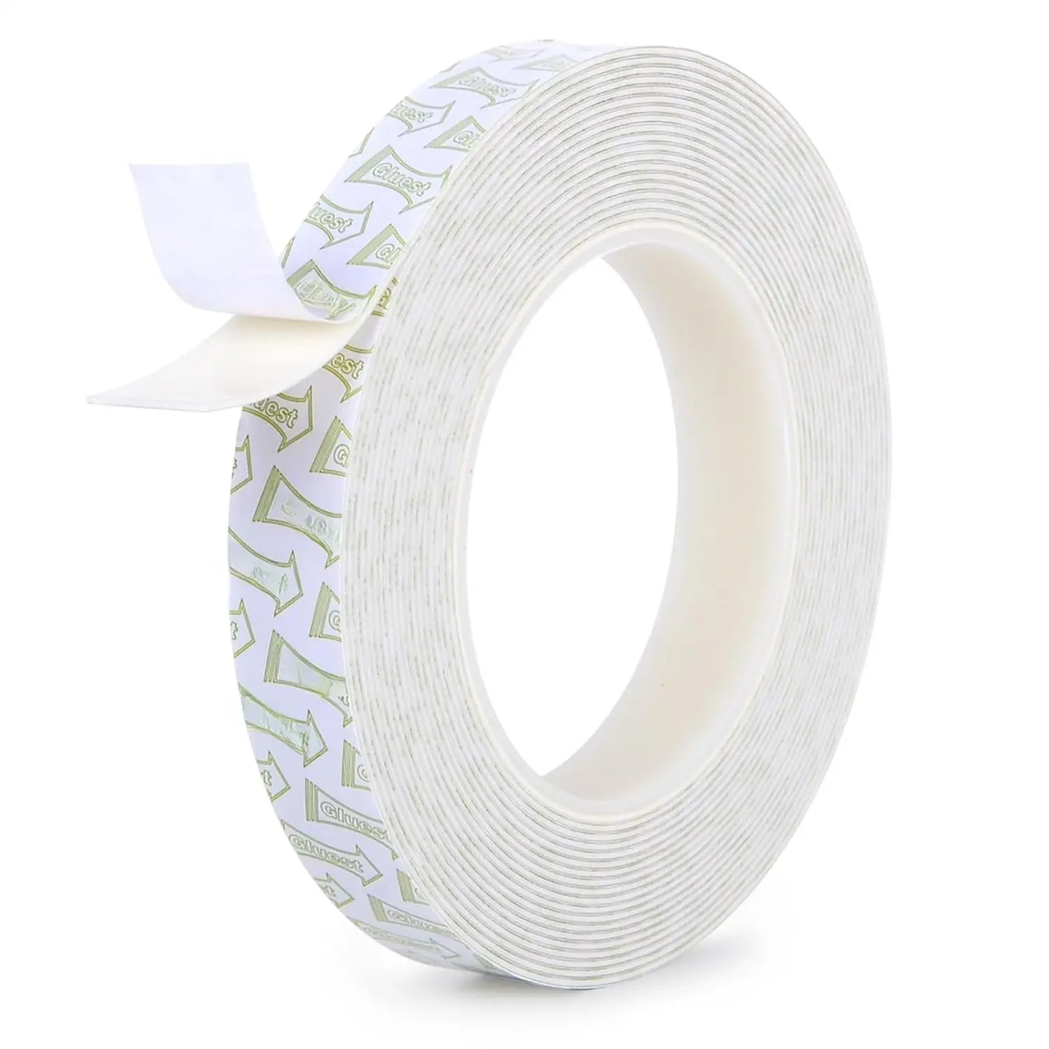 Free Double Sided Tape 3/4in x 20ft, Removable Picture  Strips  Free, Heavy Duty Mounting Tape, Wall Adhesive Strips  Tape Roller for Poster Carpet Rug Art Craft