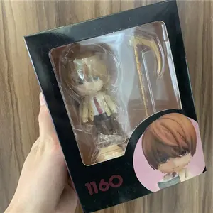 #1200 #1160 10cm Death Note L Yagami Light Movable PVC Nendoroid Anime Action Figures Collectible Model Desktop Ornament