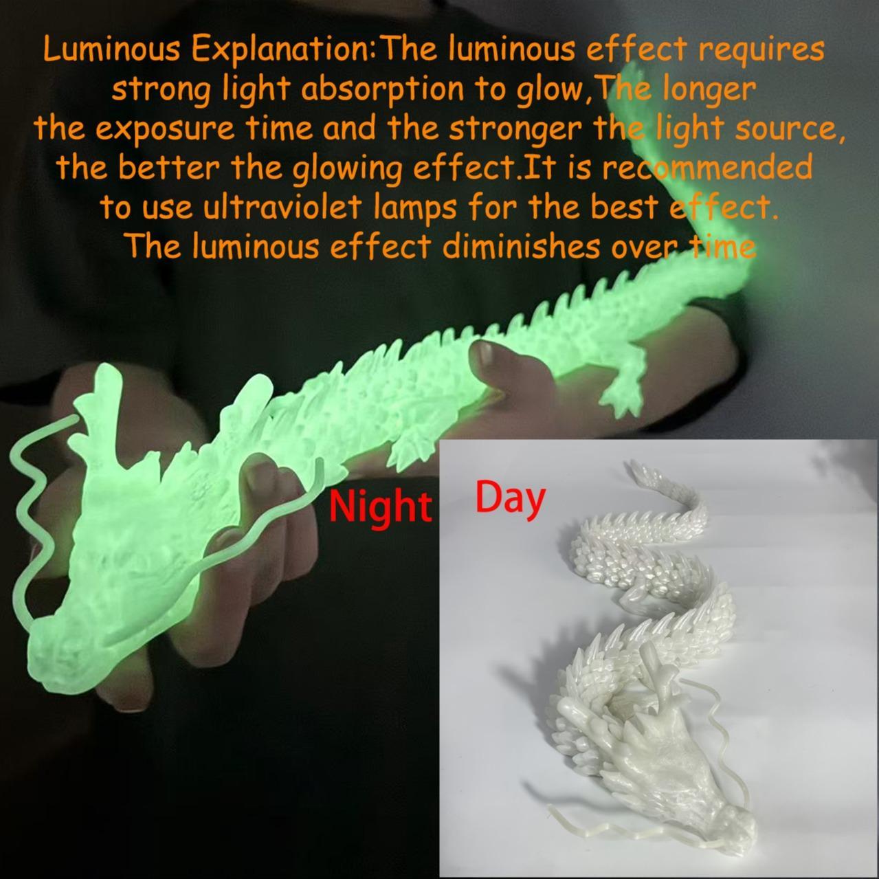 3D Printed Dragon Model, 1 Count Colorful Desktop Decoration, Home Decor Ornament, Perfect Holiday Gift, Office Desktop Ornament, Collectible Room Decor