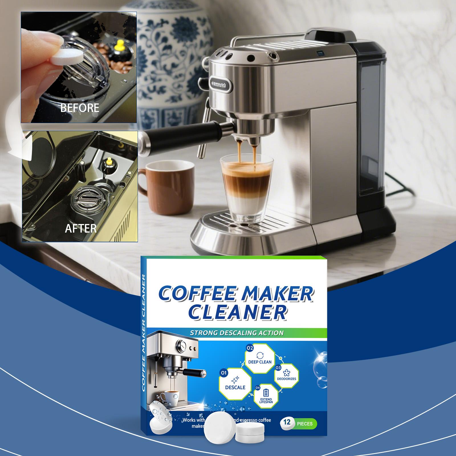 AMZ Coffee Machine Cleaning Tablets: Daily Gentle Cleaning Of Stains And Scale. Portable And Universal Coffee Machine Cleaning And Care Tablets