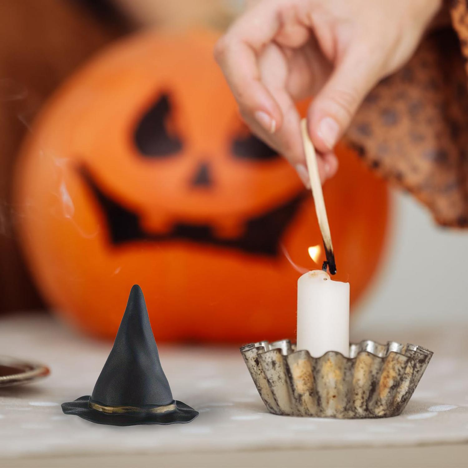 50Pcs Halloween Mini Witch Hats Set DIY Decorative Party Accessories for Theme Events