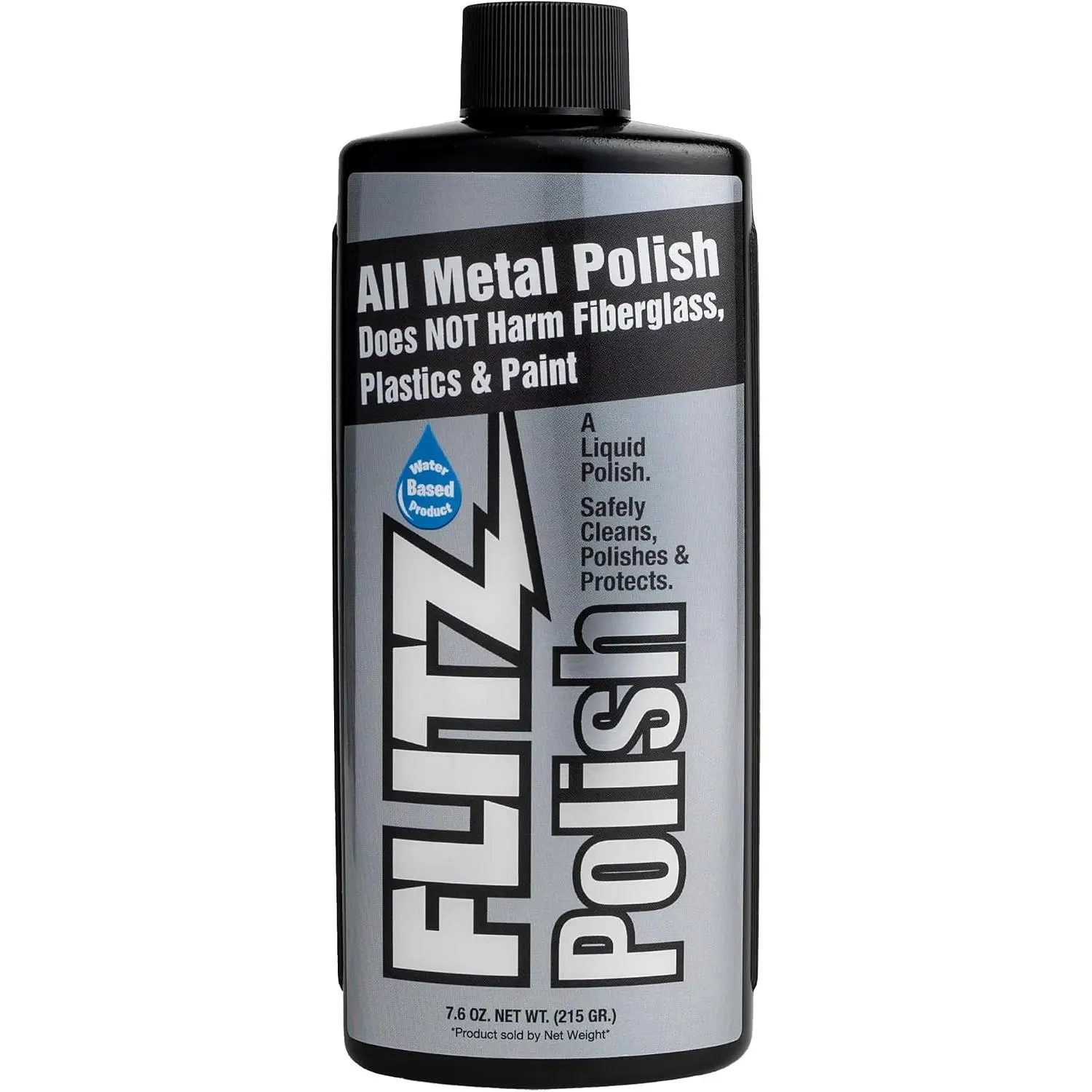 Multi Purpose Metal Polish Liquid - 7.6oz -Made Tarnish Remover - For , Chrome, Brass, Nickel,  - Non-Abrasive Cleaner & Restorer - Not for Patina or Electroplated Finishes