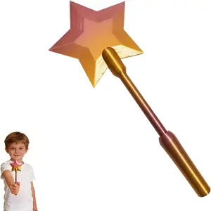 3D Printed Credit Card Wand Tap to Pay, Magic Fairy Pay Wand, Starlight Magic Wand Tap-to-Pay Card Holder, Fun Unique Creative Gifts, Fun Gift Idea (Rose Gold)