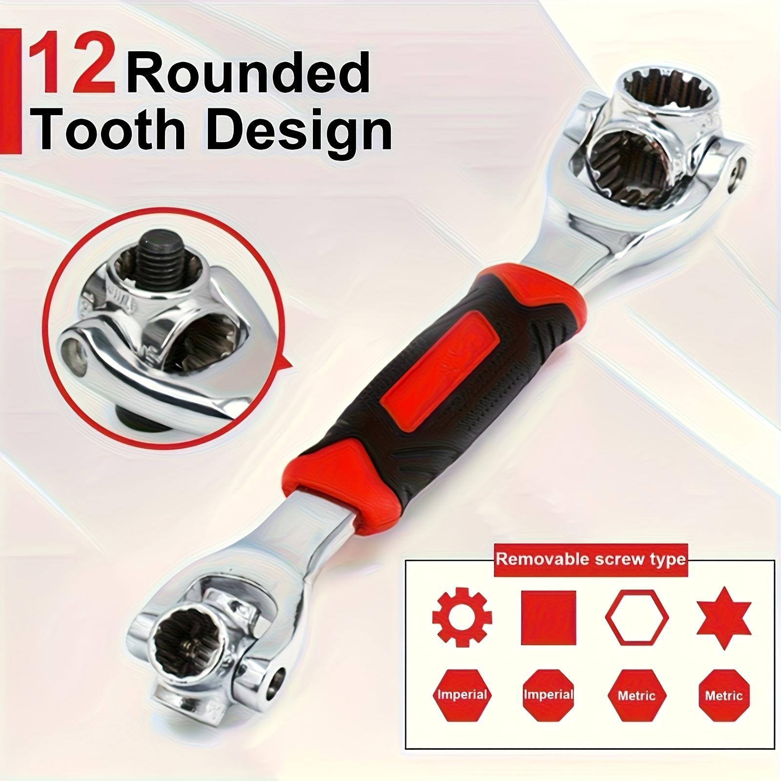 One Wrench Does It All-52-in-1 Universal Combination Set – 360° Rotating Socket Spanner for Auto & Home Repair